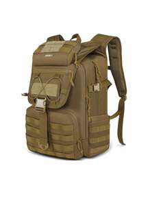 YOREPEK 50L Military Backpack, Tactical Backpack Waterproof With Molle System, Large Outdoor Backpack For Camping, Trekking, Hunting, Survival, Travel, Work, Men Women, Khaki, Back To School, For Back To School, Practical For Everyday School Life, School Backpack