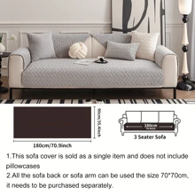 1 pieza Cojín de sofá con diseño jacquard de estilo bohemio - Apto para mascotas, tela de felpa suave - Antideslizante y lavable a máquina - Adecuado para decoración de sala de estar, dormitorio, oficina, cubre sofá para 1-4 asientos, sofás seccionales.