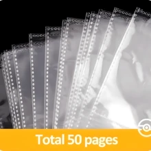 4-Pocket Trading Card Binder For 400 Cards - 50 Page Capacity, Durable Zippered Portable Organizer With Clear Plastic Sleeves & Sturdy Red Cover - Sports Cards, Game Cards, Sports Memorabilia Storage - Ideal Gift For Collectors, Sports Memorabilia Holder | Secure Zipper Closure | Clear Sleeves, Trading Card Storage - Multicolor - View 12