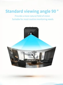 1080P HD Night Vision, X2 Smart Surveillance Camera, 2MP Wireless WiFi Indoor/Outdoor, Remote Mobile View, Motion Detection Alarm, TF Card Storage, Low Power Long Lasting, Waterproof & Dustproof, Security Camera - Multicolor - View 2