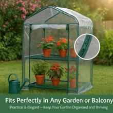 Portable Mini Greenhouse Tent – Clear Cover For Indoor & Outdoor Plants (No Rack)