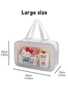 Sanrio Characters Multi-Functional Waterproof Storage Bag, Cosmetic Bag, Swimming Bag, Cute Cartoon Design for Daily Use & Swimming, Large Capacity for Toiletries & Accessories,容易Stylish & Practical Bag - 彩色 - 查看 13