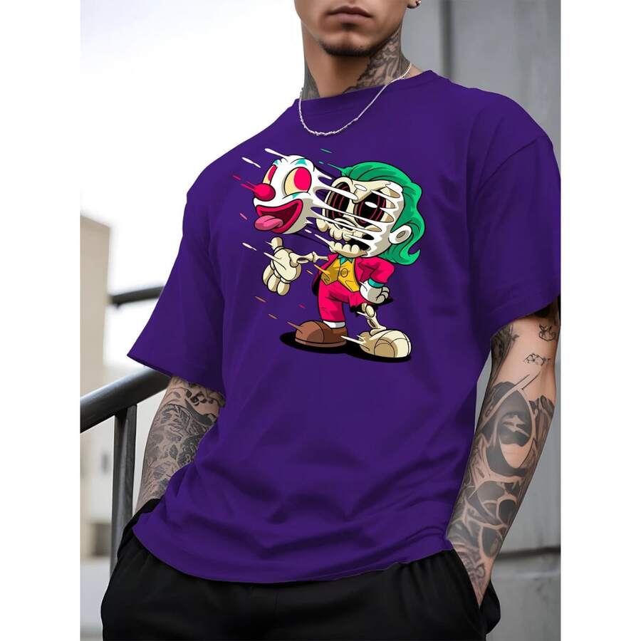 Unisex Comfortable 100% Cotton Stylish "Joker Cartoon" Streetwear T-Shirt - Special Launch