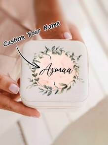 1pc Personalized Jewelry Box, Jewelry Storage Box, Jewelry Organizer Box, A Y Jewelry Organizer Box, Accessory Organizer Box, Earring Holder, Bridesmaid Gift, Personalized Bridesmaid Jewelry Box