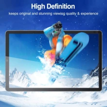 2 bucăți folie de protecție pentru tabletă, sticlă securizată, ecran protector de înaltă definiție rezistent la explozii, rezistent la degete, rezistent la zgârieturi, rezistent la uzură, compatibil cu iPad Air/Pro/Mini/1/2/3/4/5/6/7/8/9/10/8 inci/9,7 inci/10,2 inci/10,5 inci/10,9 inci/11 inci/12,9 inci, seria de tablete anti-amprentă, anti-cădere, anti-zgârieturi, robust, cu claritate puternică