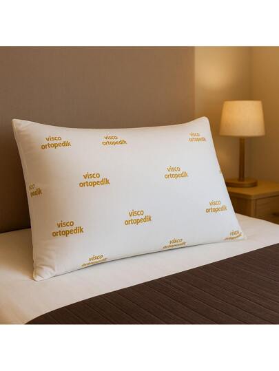 MADE IN TURKEY Visco Kussen 50x70 Cm Memory Foam Shredded Filling Katoenen Hoes 1000g Neck Back Support