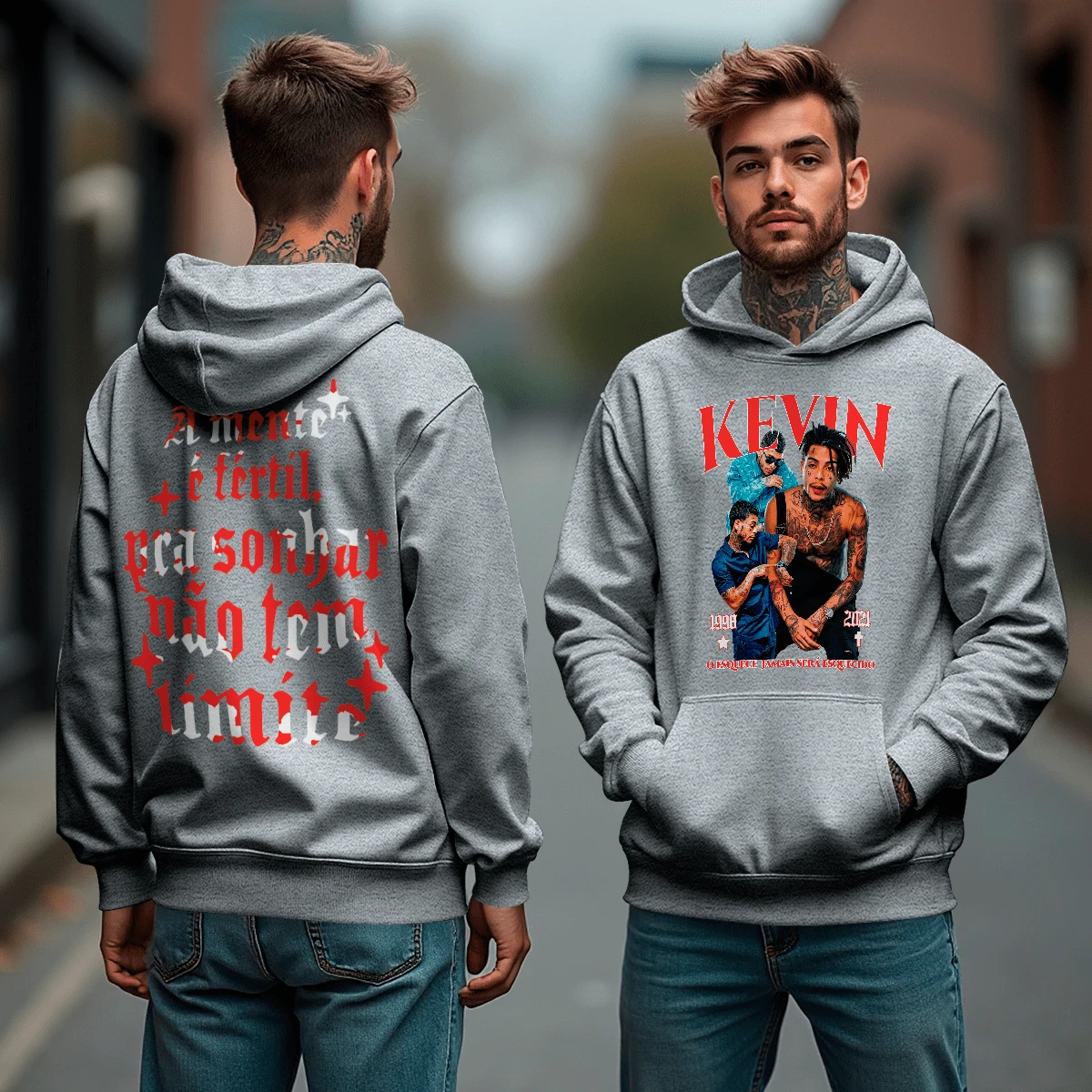 Blusa Moletom Mc Kevin A Mente É Fertil O Esquece Jamais Será Esquecido Em Algodão