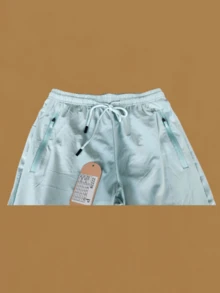 Women's Polyester Tie Pants - Light Wash - View 3
