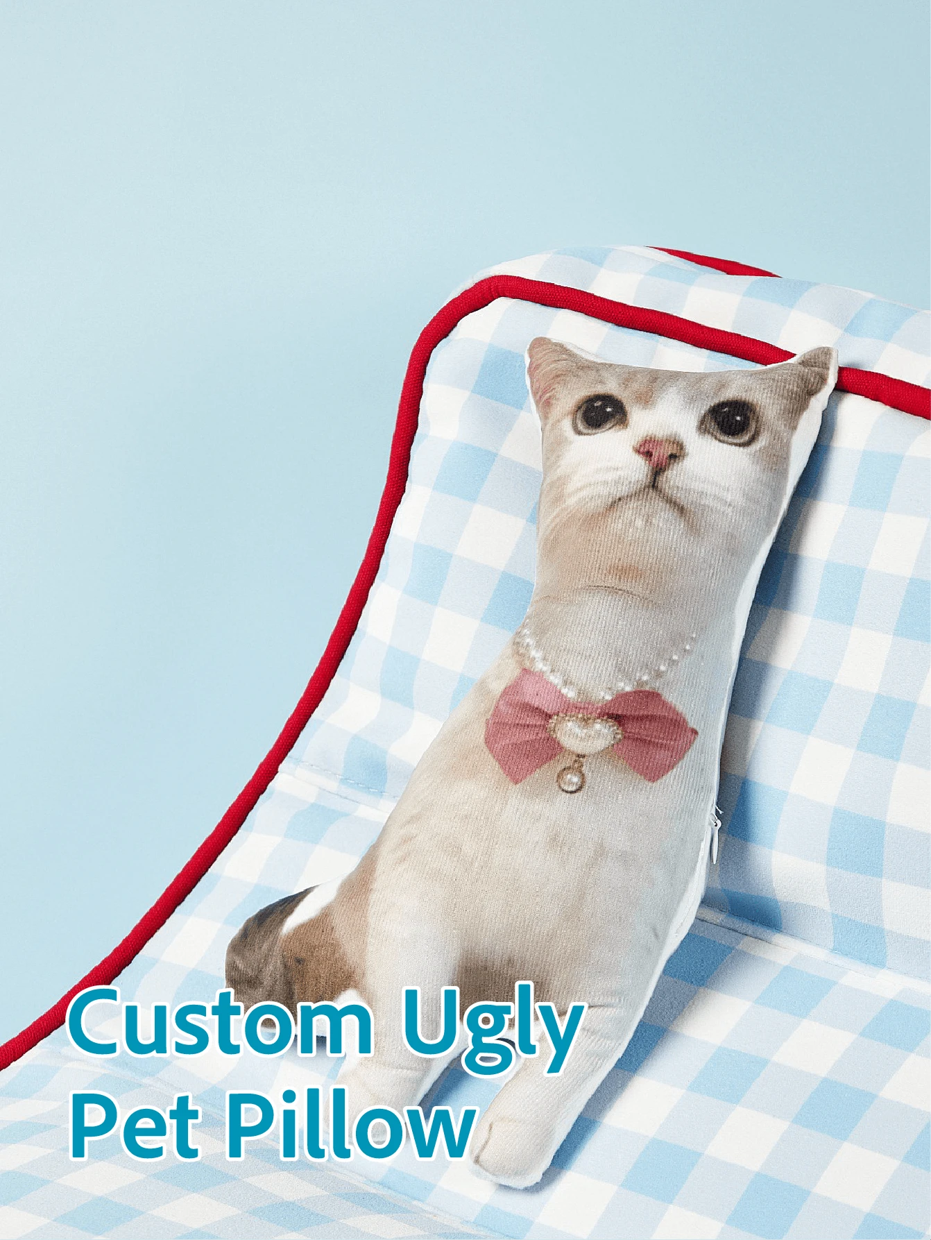 PETSIN Personalized 3D Printed Pet Pillow - Custom Photo Double-Sided Design, Soft Plush Cushion For Dogs & Cats, Perfect For Home Decor & Gifts Personalized Pillow Customized Pillow Preschool Toys, Kids Toys Ideal Gifts For Him Her, Family, Friends, Children For Anniversaries, For Birthdays, For Christmas, For Fall/Autumn/Winter, For Housewarming, Sofa/Bed, Bedroom/Living Room, Christmas, Custom, Cat,Custom Cat Pillow,House,Felix,Pet Pillow Custom,Fuggler,Customization Pillow,Multi-Functional,Reusable,Ornamental,Animal,Exquisite,Stylish,Soft,Adorable,Colorful,Cute,Funny,Custom,Personalized,Customized,Unique,Ideal Gifts For Her,Ideal Gifts For Him