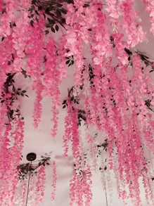 Nejlue Artificial Flowers/Plants1111 Home & Living 1 Set de 10 flores de 6 pies de Glicinia artificial, flores de vid falsas de plástico decorativas, para cubrir y envolver techos, decoración del hogar, decoración de habitaciones, decoración de jardines, decoración de paredes, decoración interior y exterior, decoración de dormitorios, decoración de bodas, decoración de mesas, decoraciones de fiestas, decoraciones de Halloween, decoraciones de cumpleaños, decoraciones navideñas, decoraciones de árboles de Navidad, guirnaldas navideñas