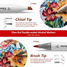 168/120/100/80/60/48 Colores Marcadores de Arte de Doble Punta, Bolígrafos para Bocetos, Rotuladores de Pincel y Rotuladores Permanentes de Punta Biselada con Difuminador y Delineador, Juego de Suministros de Pintura, Ideal para Artistas, Adultos, Fans de Anime, Colorear, Bocetos, Ilustración y Elaboración de Tarjetas, Regalos de Navidad, Año Nuevo, Vuelta al Colegio - Blanco y Negro - Ver 11