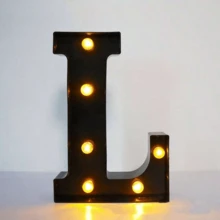 8.58 英寸发光 LED 字母/数字等黑色/白色/粉色字母标志 LED 标志 26 个字母夜灯标志数码灯标志夜灯家庭酒吧圣诞灯生日派对婚礼装饰，0-9 数字粉色发光字母，电池供电闪烁字母，带灯，适用于派对、求婚、周年纪念、婚礼、情人节、周年纪念、餐桌、墙壁氛围灯装饰 - 黑色 - 查看 39