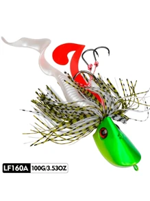PRO BEROS TACKLEPIONEER Premium Soft Bait Set - Durable And Highly Attractive Freshwater And Saltwater Fishing Baits, Available In Various Vibrant Colors, Weighted Hooks, Designed For Professional Anglers, Freshwater Fishing Gear | Brilliant Fishing Lures | Durable Fish Hooks, Fishing Tackle - Multicolor - View 32