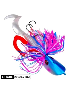 PRO BEROS TACKLEPIONEER Premium Soft Bait Set - Durable And Highly Attractive Freshwater And Saltwater Fishing Baits, Available In Various Vibrant Colors, Weighted Hooks, Designed For Professional Anglers, Freshwater Fishing Gear | Brilliant Fishing Lures | Durable Fish Hooks, Fishing Tackle - Multicolor - View 33