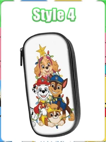 Caja de útiles escolares con diseño de dibujos animados de , bolsa de papelería de gran capacidad, estuche para lápices, bolsa de papelería linda de tela