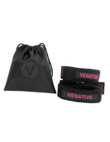 Par Straps Venatus Levantamiento Gym Correas Pesas Crossfit - Rosa - Ver 3