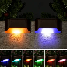 4/10/16 Stücke Solar Zaunbeleuchtung, wasserdichte kleine LED Weihnachtsbeleuchtung in Weiß, Schwarz, Braun für Outdoor an Terrasse, Treppe, Zaun, Garten (Braun)