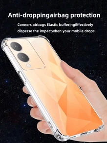 Shockproof Airbag TPU Case Compatible With Vivo / OnePlus Waterproof Anti-Fall Scratch Resistant - Clear - View 4
