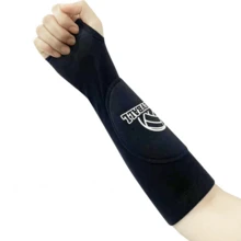 5 Pcs Volleyball Accessories Include Knee Pads, Arm Sleeves, Softball Headbands For Women Volleyball Training Dance - Black - View 5