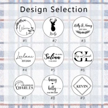 1PC Personalized Engraved Wooden Wireless Charger, Name Customized Charger, Best Man Gift, Anniversary Gift, Coworkers Gift, Father's Day Gift - Multicolor - View 4