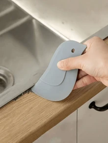 1-Pack Soft Silicone Cleaning Scraper - Multi-Purpose Soft Silicone Scraper For Kitchen, Bathroom, Home - No Electricity Required, Saves Space, Home Cleaning, Kitchen Cleaning, Party Cleaning