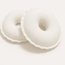 BABY MARATHON Breast Protector For Breastfeeding Or Donuts For Breasts, Breastfeeding Donut (1 Pair) - 白色 - 查看 1