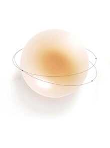 1 Pair Reusable Nipple Covers, 8cm/10cm/13cm, Suitable For Various Occasions - Apricot - View 7