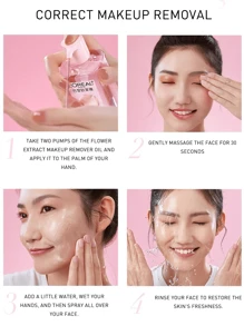 LOREAL 50/250毫升花香卸妆油，温和深层清洁，轻松卸除防水彩妆，不刺激敏感肌肤，富含椰子油和山茶花油，长效保湿，深层清洁，令肌肤焕发光彩，使用后不紧绷，防漏旅行泵包装，适合日常使用，适合所有肤质，包括敏感肌肤，经皮肤科医生测试，无动物实验，是卸除面部和眼部彩妆的理想之选，是早晚护肤的完美之选。 - 花萃淨透卸妝油 - 查看 10