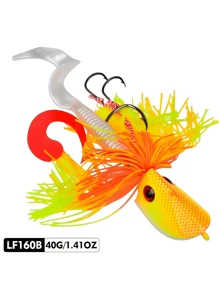 PRO BEROS TACKLEPIONEER Premium Soft Bait Set - Durable And Highly Attractive Freshwater And Saltwater Fishing Baits, Available In Various Vibrant Colors, Weighted Hooks, Designed For Professional Anglers, Freshwater Fishing Gear | Brilliant Fishing Lures | Durable Fish Hooks, Fishing Tackle - Multicolor - View 38