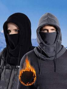 Outdoor Fleece Hat, Cycling Neck Gaiter, Windproof Balaclava, Motorcycle Face Mask, Neck Warmer - All-In-One Warm And Windproof Gear