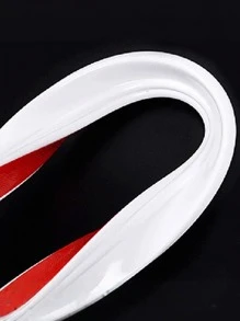 1 件 1 米白色硅胶止水条，用于浴室防水和防潮浴室阻水条、浴室防水条、淋浴房防水条、卫生间地板阻水条、台面自粘条耐用防水密封条 - 1 卷防水阻水条，适用于浴室、淋浴房、卫生间地板 - 易于安装