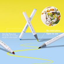 168/120/100/80/60/48 Colores Marcadores de Arte de Doble Punta, Bolígrafos para Bocetos, Rotuladores de Pincel y Rotuladores Permanentes de Punta Biselada con Difuminador y Delineador, Juego de Suministros de Pintura, Ideal para Artistas, Adultos, Fans de Anime, Colorear, Bocetos, Ilustración y Elaboración de Tarjetas, Regalos de Navidad, Año Nuevo, Vuelta al Colegio - Blanco y Negro - Ver 4