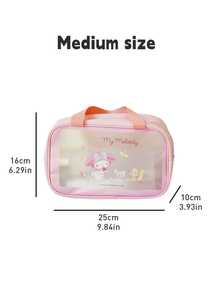 Sanrio Characters Multi-Functional Waterproof Storage Bag, Cosmetic Bag, Swimming Bag, Cute Cartoon Design for Daily Use & Swimming, Large Capacity for Toiletries & Accessories,容易Stylish & Practical Bag - 彩色 - 查看 14