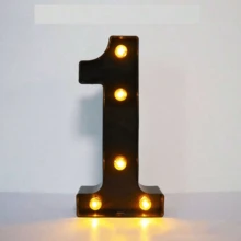 8.58 英寸发光 LED 字母/数字等黑色/白色/粉色字母标志 LED 标志 26 个字母夜灯标志数码灯标志夜灯家庭酒吧圣诞灯生日派对婚礼装饰，0-9 数字粉色发光字母，电池供电闪烁字母，带灯，适用于派对、求婚、周年纪念、婚礼、情人节、周年纪念、餐桌、墙壁氛围灯装饰 - 黑色 - 查看 15