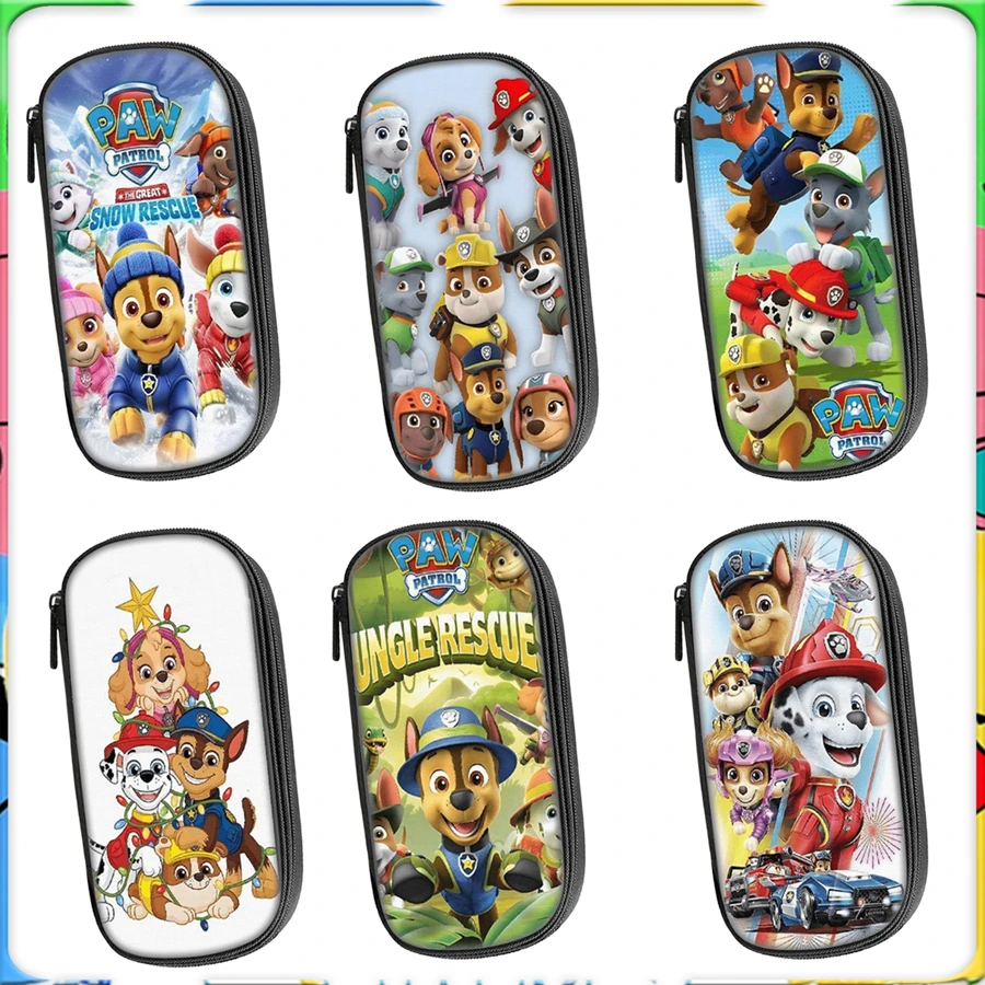 Caja de útiles escolares con diseño de dibujos animados de , bolsa de papelería de gran capacidad, estuche para lápices, bolsa de papelería linda de tela