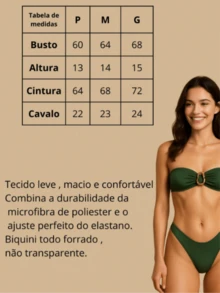 Bikini Set Top With Removable Padded Strapless And Panties Elegant Delta Wing Buckle Fabric Beach Night Vacation Holiday Spring-Summer - 藍色 - 查看 6