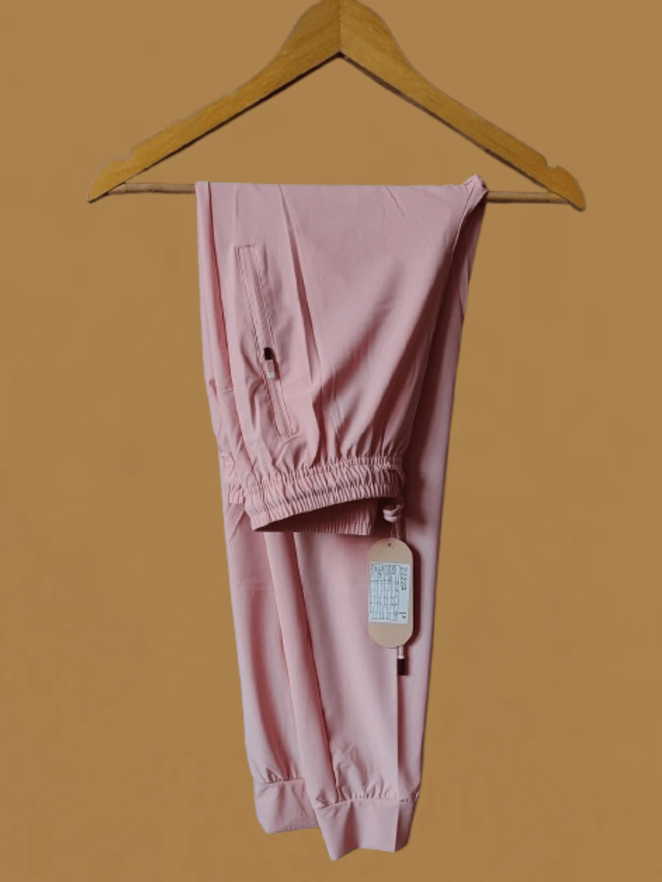 Women's Polyester Tie Pants - 粉色 - 查看 1