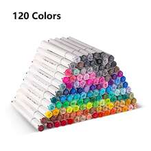 168/120/100/80/60/48 Colores Marcadores de Arte de Doble Punta, Bolígrafos para Bocetos, Rotuladores de Pincel y Rotuladores Permanentes de Punta Biselada con Difuminador y Delineador, Juego de Suministros de Pintura, Ideal para Artistas, Adultos, Fans de Anime, Colorear, Bocetos, Ilustración y Elaboración de Tarjetas, Regalos de Navidad, Año Nuevo, Vuelta al Colegio - Blanco y Negro - Ver 12