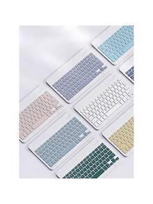 Kit Teclado E Mouse Bluetooth 5.2 Compatível Pc IOS e ANDROID - Cor Aleatória - Visão 2