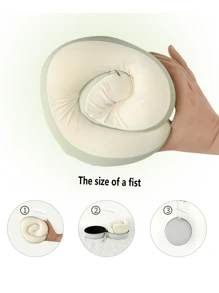 【2025新品】U型记忆棉颈枕带收纳盒 便携式旅行午睡枕 慢回弹颈枕 办公室午休 飞机旅行颈椎枕 可拆卸机洗 带收纳袋