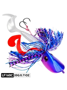 PRO BEROS TACKLEPIONEER Premium Soft Bait Set - Durable And Highly Attractive Freshwater And Saltwater Fishing Baits, Available In Various Vibrant Colors, Weighted Hooks, Designed For Professional Anglers, Freshwater Fishing Gear | Brilliant Fishing Lures | Durable Fish Hooks, Fishing Tackle - Multicolor - View 28