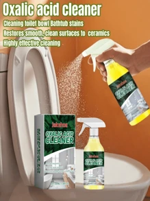 100ml草酸马桶清洁剂，香味清新，深层清洁顽固污渍，免冲洗配方，适用于各种表面，居家清洁去污必备