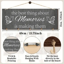 1 Set Hanging Photo Frame, Record Family Memories, Thank You Gift, Housewarming, Christmas Gift, Warm Home Wall Decor, Room Decor, Living Room Decor - Multicolor - View 6