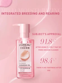 LOREAL 50/250毫升花香卸妆油，温和深层清洁，轻松卸除防水彩妆，不刺激敏感肌肤，富含椰子油和山茶花油，长效保湿，深层清洁，令肌肤焕发光彩，使用后不紧绷，防漏旅行泵包装，适合日常使用，适合所有肤质，包括敏感肌肤，经皮肤科医生测试，无动物实验，是卸除面部和眼部彩妆的理想之选，是早晚护肤的完美之选。 - 花萃淨透卸妝油 - 查看 6