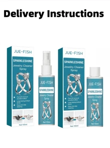 1pc.2pcs.3pcsJue-Fish Jewelry Cleaner Jewelry Gold Necklace Jewelry Decontamination Anti-Oxidation Cleaner Cleaning Liquid, Tarnish Remover For Silver, Jewel, Diamond Ring And Household Appliance Cleaning, Random Old Or New Version SentJewellery Cleaner Cleaning Diamond Ring Necklace Gold Cleaning Rust Remover Dust Remover Cleaner (Old And New Bottle Colours Randomly Sent - Colours Slightly Var
