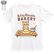 Womens Kitty Biscuits We Knead Em You Need Em Cat Lover Baking V-Neck T-Shirt.Png 0001- (4)220G Cotton For All-Day Comfort – Great For Beach Days, Hiking, Casual Meetings, Or Airport Looks – Easy To Dress Up Or Down – Makes A Unique And Practical Gift For , Travelers, And Busy Professionals.4th Of Julysummer Outfits For Women - 白色4 - 查看 1