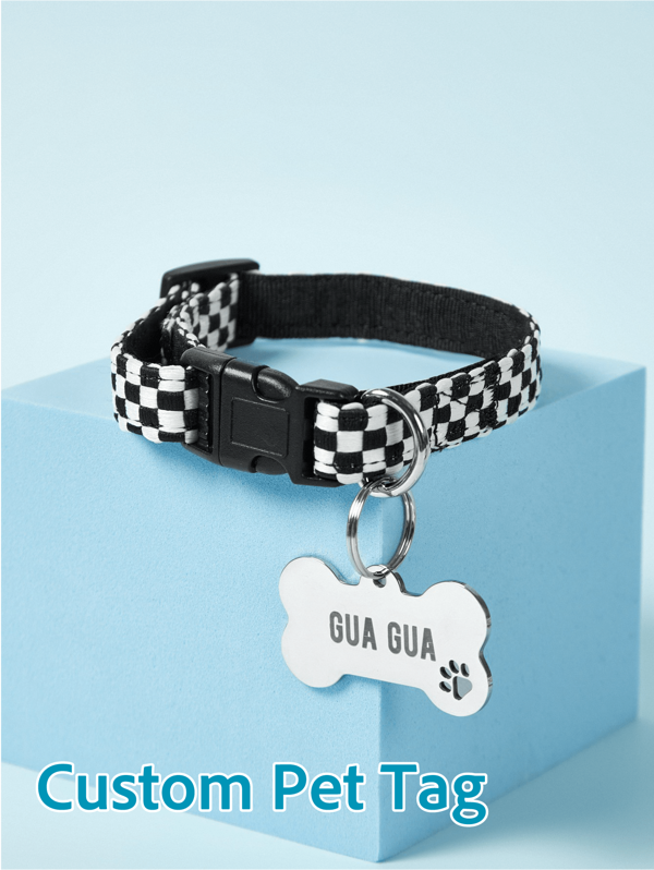 1pc Customized Personalized Pet Name,Dog Tag, Dog ID Tag, Dog Name Tag, Custom Dog Tag, Engraved Dog Tag, Black Dog Tag Personalized For Dogs, Bone Dog Tag,Beautiful Memory Gifts For Dad On Father's Day Ornamental Stylish,Vintage,Contracted,Cute,Cuties Unique,Customized Christmas Decor,Dog Name/ID Tags Personalized,Treasure Finds Ideal Gifts For Him Her,Family,Friends,Pet Lovers,Pet For Anniversaries,For Birthdays,For Christmas,For Housewarming,For Fall/Autumn/Winter