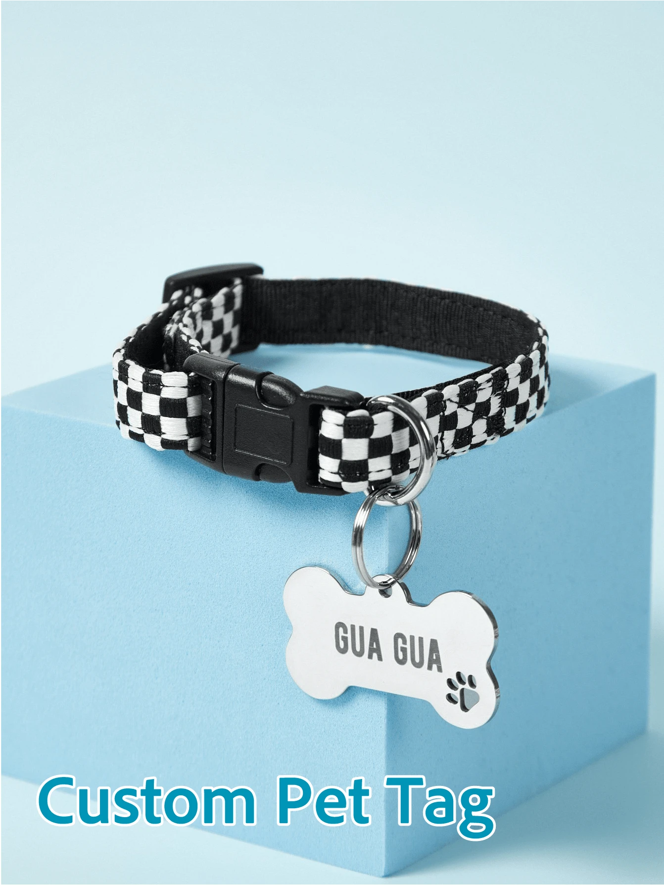 PETSIN 1pc Customized Personalized Pet Name,Dog Tag, Dog ID Tag, Dog Name Tag, Custom Dog Tag, Engraved Dog Tag, Black Dog Tag Personalized For Dogs, Bone Dog Tag,Beautiful Memory Gifts For Dad On Father's Day Ornamental Stylish,Vintage,Contracted,Cute,Cuties Unique,Customized Christmas Decor,Dog Name/ID Tags Personalized,Treasure Finds Ideal Gifts For Him Her,Family,Friends,Pet Lovers,Pet For Anniversaries,For Birthdays,For Christmas,For Housewarming,For Fall/Autumn/Winter - Silver - View 1