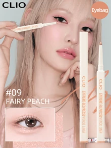 Clio K-Beauty EXTREME GELPRESSO 3mm 膠/凝膠眼線筆，眼線/眼袋/下眼線筆，濃郁高顯色，絲滑奶油般塗抹，持久顯色，霧面妝效，防水防汗，日常彩妝 - 09 FAIRY PEACH - 查看 1
