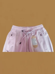 Women's Polyester Tie Pants - Màu Hồng baby - Xem 3